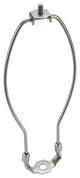 Aspen Creative 20007-2, 10" Heavy Duty Lamp Harp With Saddle, Satin Nickel