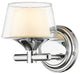 Innovations 311-1W-PC-CLW-LED 1-Light Bath Vanity Light, Polished Chrome