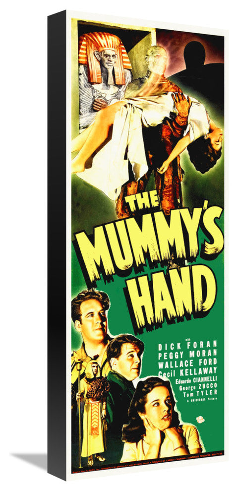 "The Mummy's Hand" Stretched Canvas Giclee by Hollywood Photo Archive, 9x22"