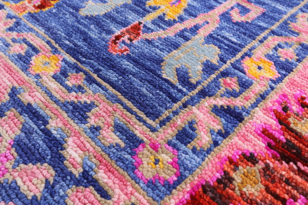 Turkish Oushak Handmade Wool Rug 5' 1" X 8' 2" - Q15877