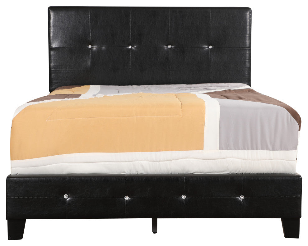 Bed, Black, Full