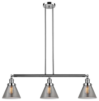 Innovations Lighting 213-Pn-G43-Led 3 Light Dimmable Led Island Light