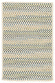 Colonial Mills Chapman Wool PN21 Peacock Blue Wool Area Rug, Rectangular 4'x6'