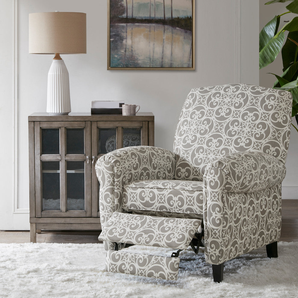 Madison Park Brooke Accent Chair, Grey