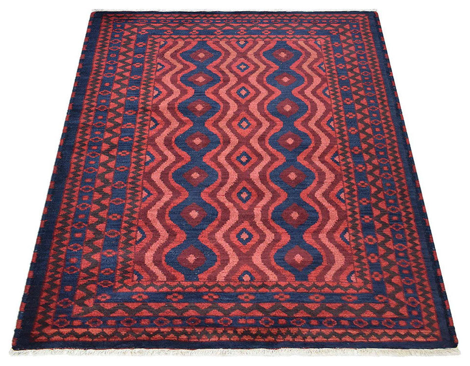 HAND KNOTTED WOOL & SILK ECO-FRIENDLY ORIENTAL AREA RUGS -Runner,Multicolor, Multicolor, [Rectangle] 5'x8'