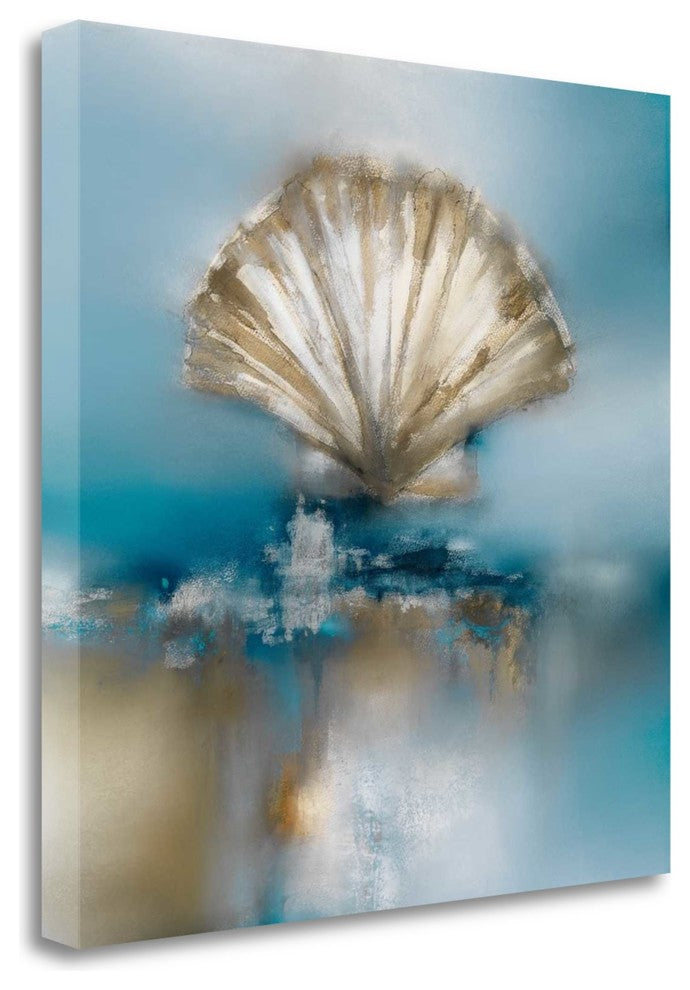 "Blue Shores Clam" By J.P. Prior, Giclee Print on Gallery Wrap Canvas