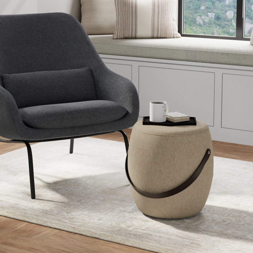 Ramsay Footstool, Taupe