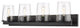 Z-LITE 3032-4V-MB 4 Light Vanity, Matte Black