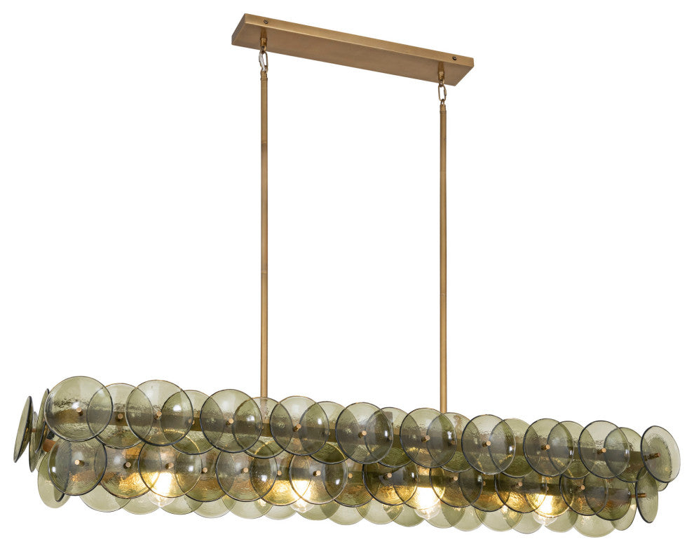 Maxim 21826 Loren 4 Light 54"W Linear Pendant - Gunmetal