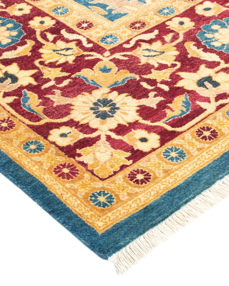 Mogul, One-of-a-Kind Hand-Knotted Area Rug Blue, 6'1"x8'10"