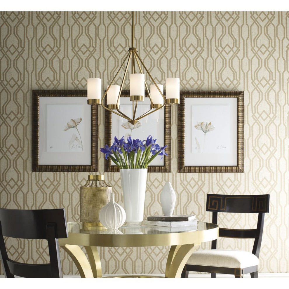 Elevate 3-Light Chandelier, Brushed Bronze