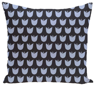 Tulips Floral Print Pillow, Bewitching, 20"x20"