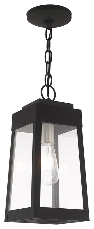 Livex Lighting Black 1-Light Outdoor Pendant Lantern