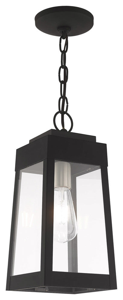Livex Lighting Black 1-Light Outdoor Pendant Lantern
