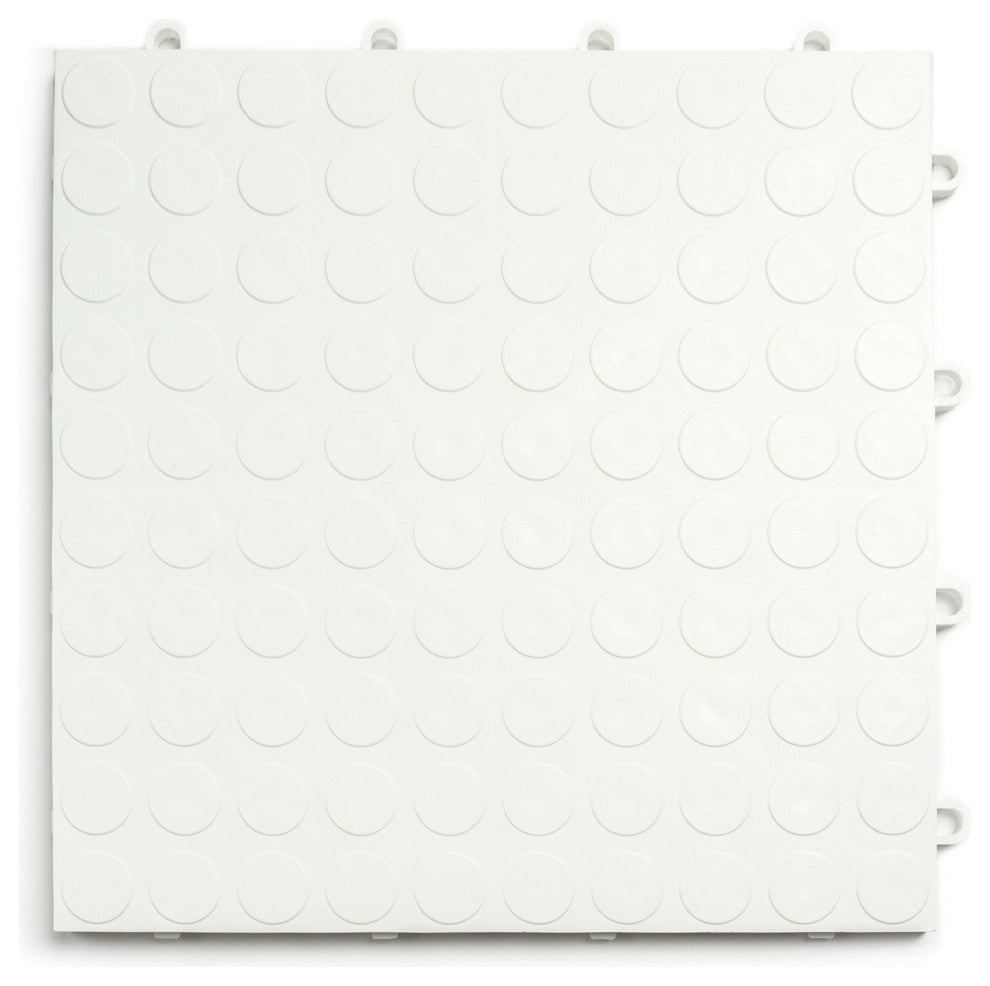 12"x12" GarageDeck Modular Garage Flooring, White