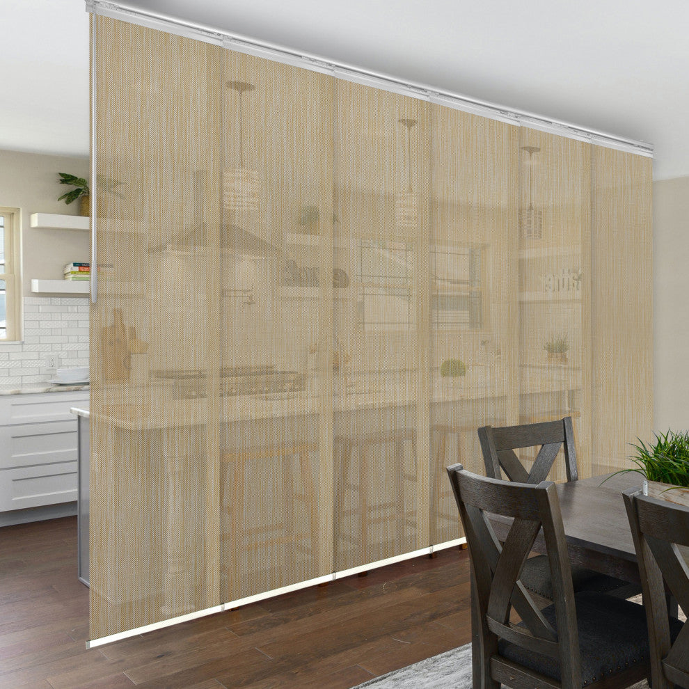 Aldi 6-Panel Track Extendable Vertical Blinds 98-130"W