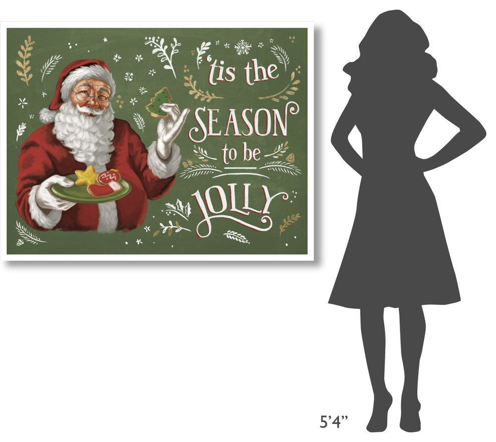 "Santas List III" Digital Paper Print by Janelle Penner, 50"x38"