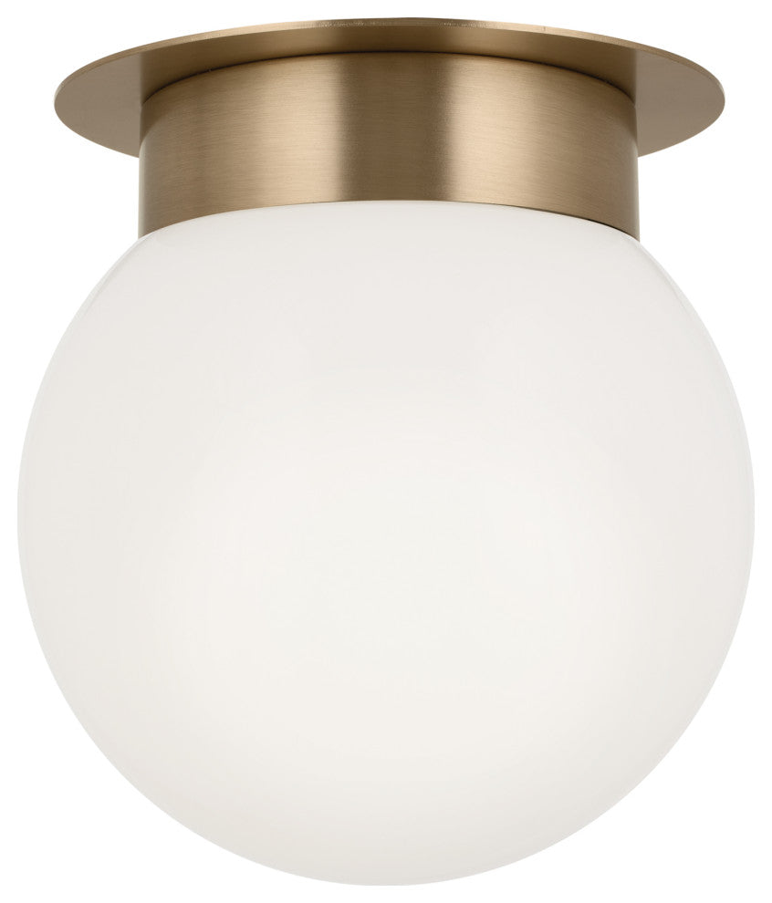 Albers 1 Light Flush Mount Light, Champagne Bronze