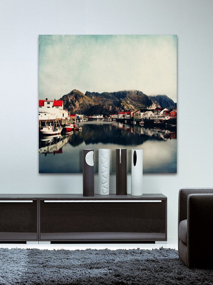 "Mountain Living" Print on Wrapped Canvas by Ingrid Beddoes