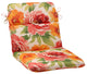 Primro Orange Rounded Corners Chair Cushion