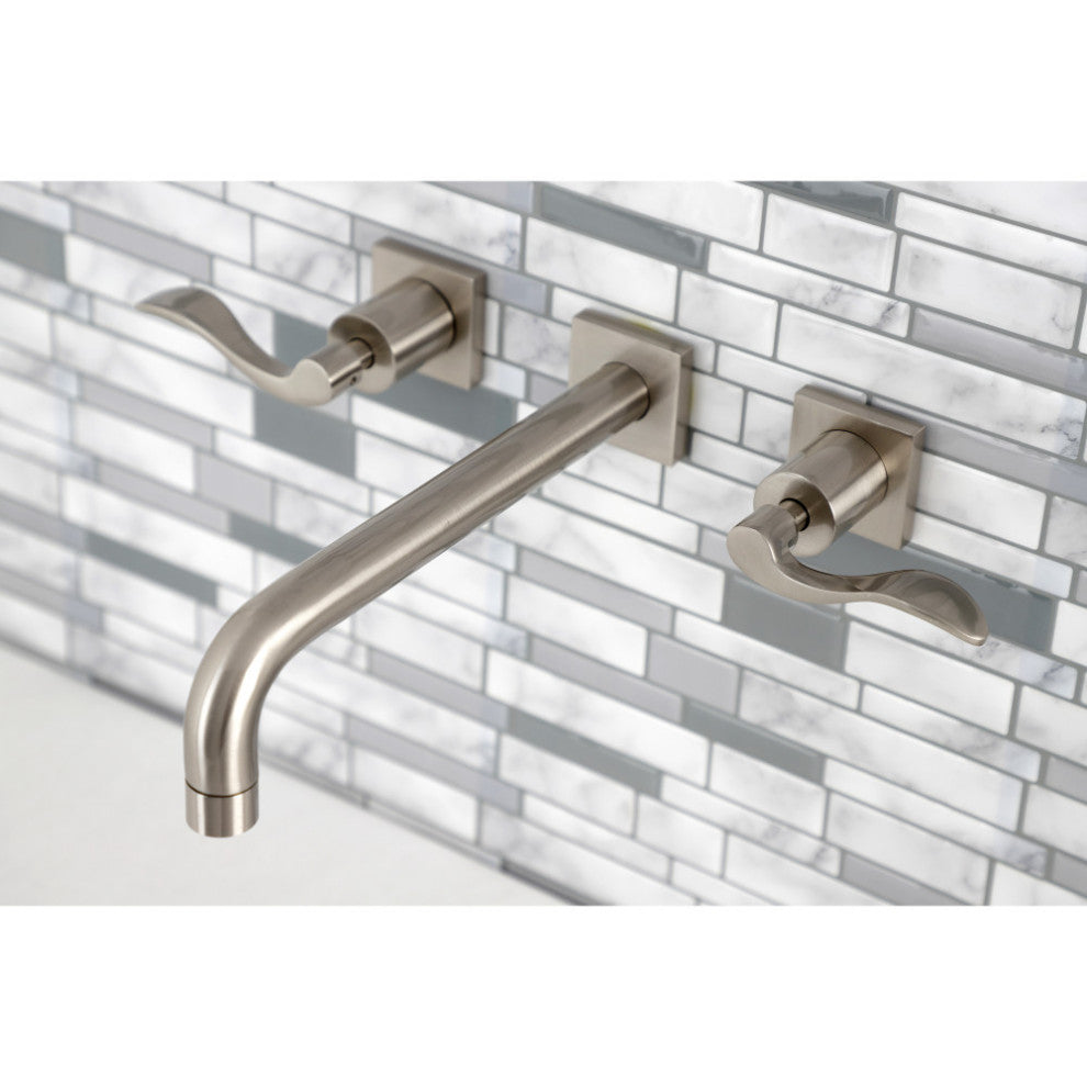 KS6028DFL Wall Mount Tub Faucet, Brushed Nickel