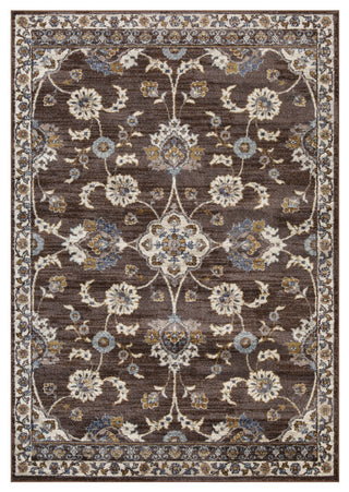 Jordan Bea Power-Loomed Polypropylene Area Rug, Brown, 6'7"x9'