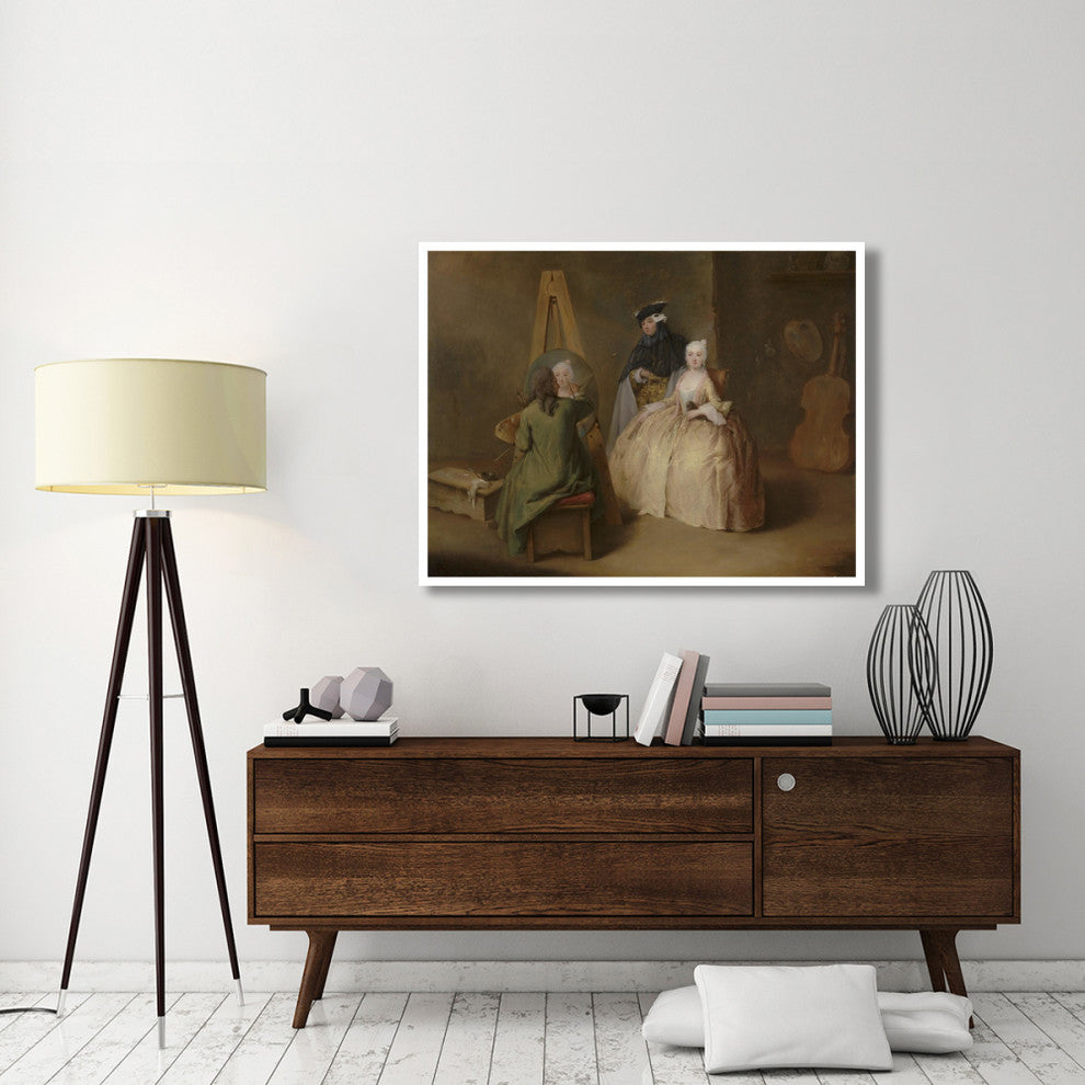"The Painter in His Studio" Digital Paper Print by Pietro Longhi, 50"x38"
