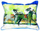 Betsy Drake Close Race Small Indoor/Outdoor Pillow 11x14