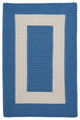 Rope Walk CB95 Blue Ice Indoor/Outdoor Area Rug, Rectangular 10'x13'