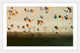 "Orange Umbrellas" Framed Print by Karolis Janulis