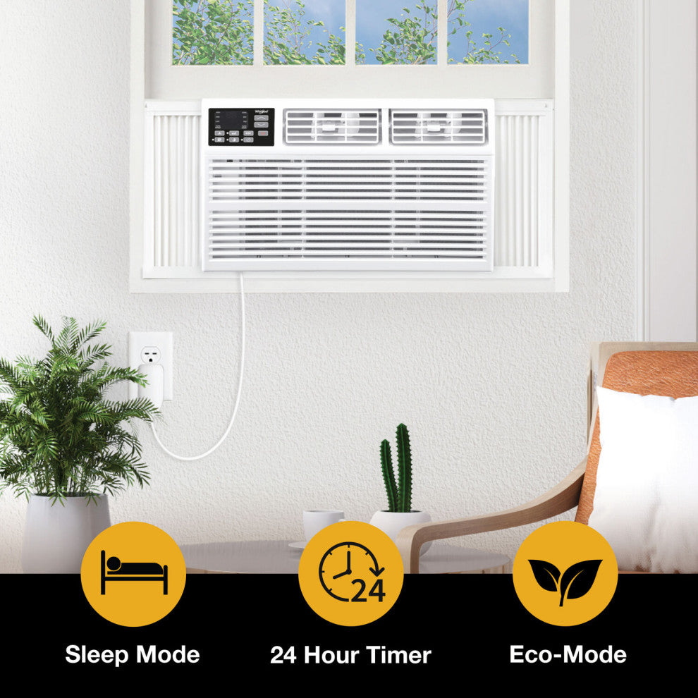 Energy Star 18,000 BTU 230V Window-Mounted Air Conditioner With Remote Control