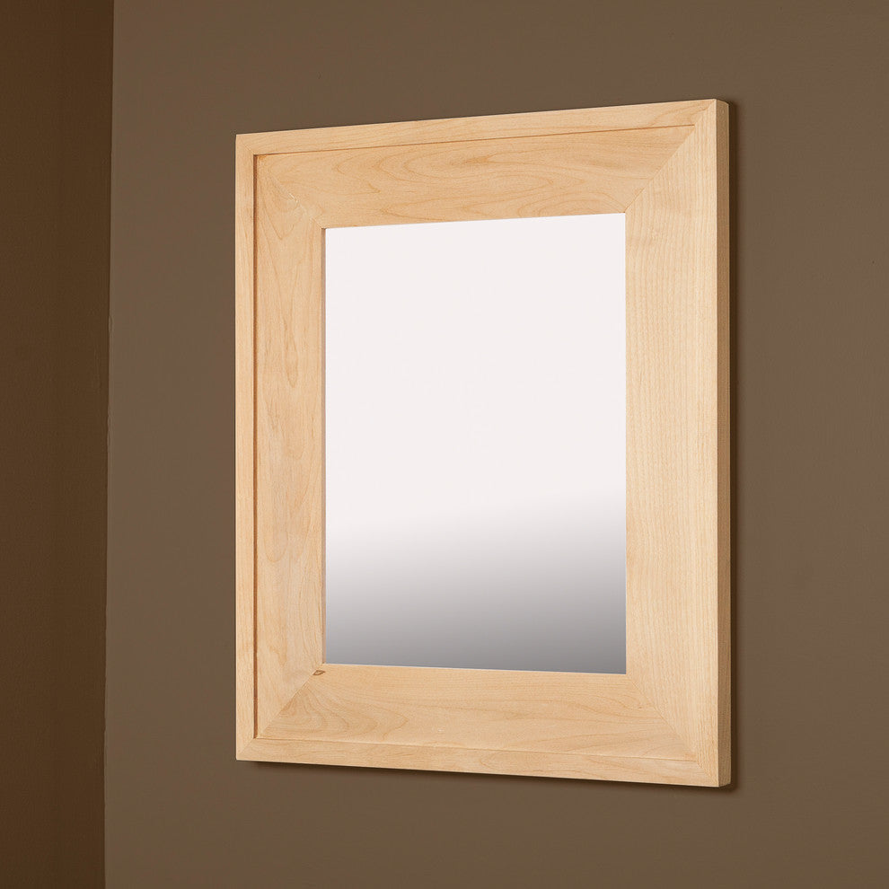 14"x18" Fox Hollow Furnishings Mirrored Medicine Cabinet, Unfinished Raised Edge
