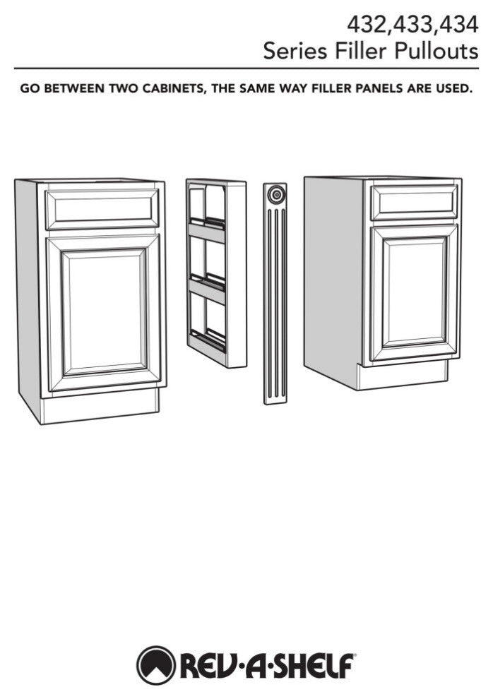 Wood Vanity Base Filler Pull Out Organizer for New Cabinets With Soft Close, 3"W