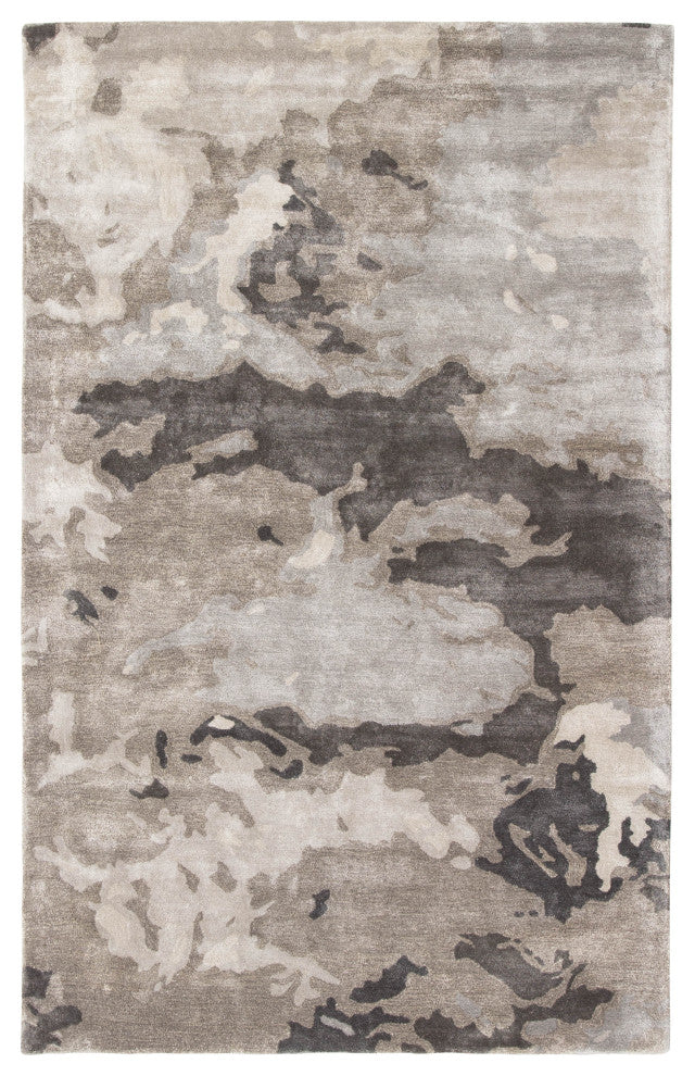 Jaipur Living Glacier Handmade Abstract Area Rug, Gray/Silver, 2'x3'