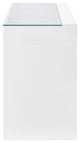 SlayStation Kendall Vanity Table, White