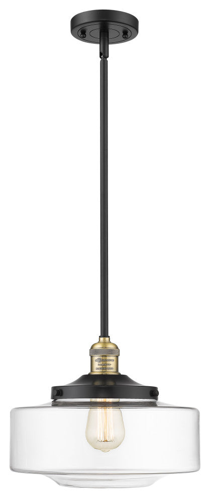 INNOVATIONS 201S-BAB-G692-12 1-Light Mini Pendant Black Antique Brass