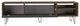 Symbiosis Aero TV Stand, Walnut/Gray