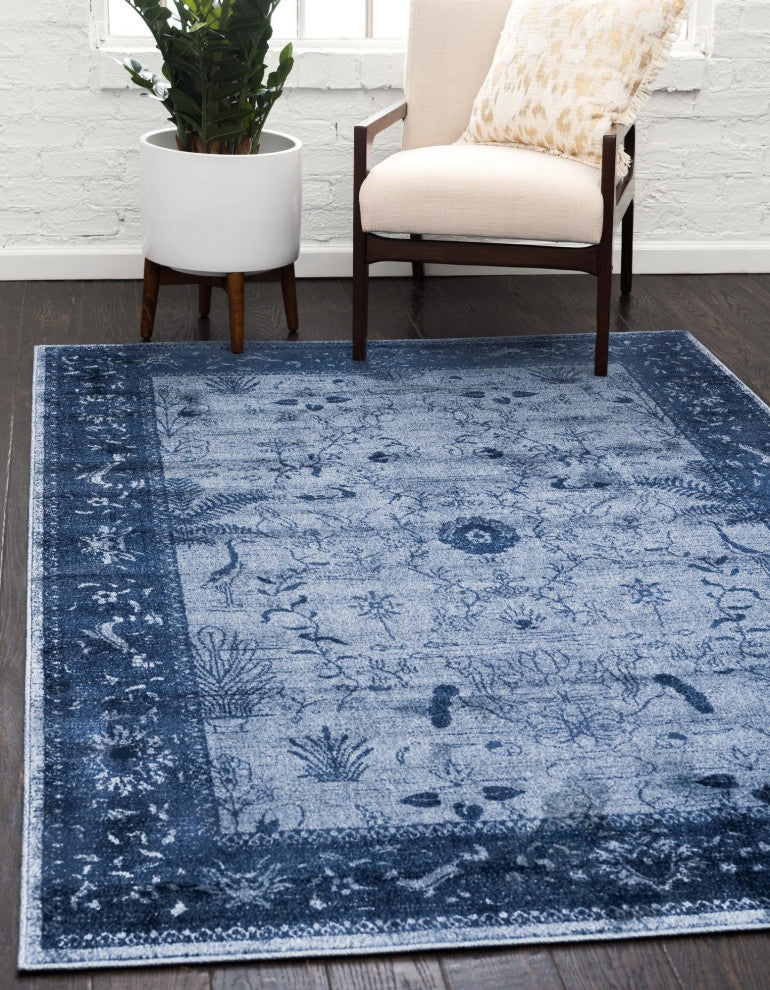 Rug Unique Loom La Jolla Blue Rectangular 10' 6 x 16' 5