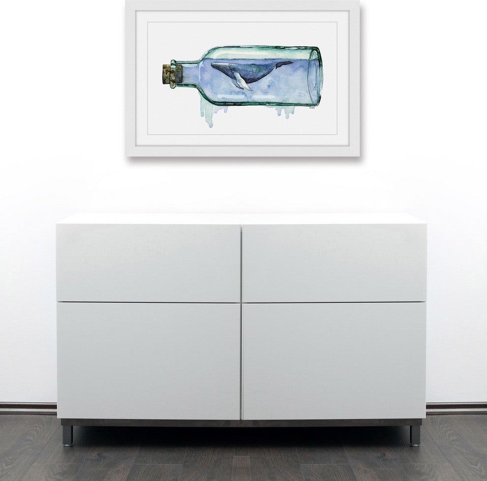 "Seaglass" Framed Print by Rachel Byler