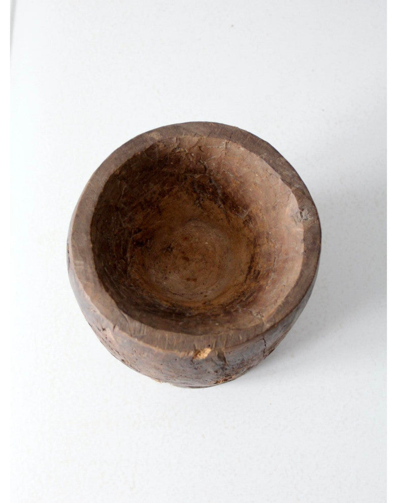 Consigned. Antique Wooden Mortar