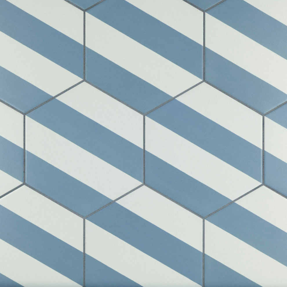 Porto Capri Hex Niagara Porcelain Floor and Wall Tile