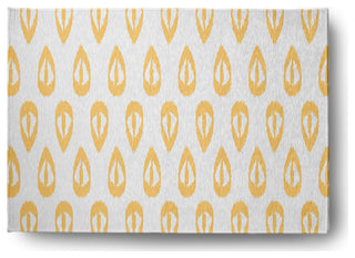 Ikat Tears Chenille Rug, Sunshine Yellow, 5'x7'
