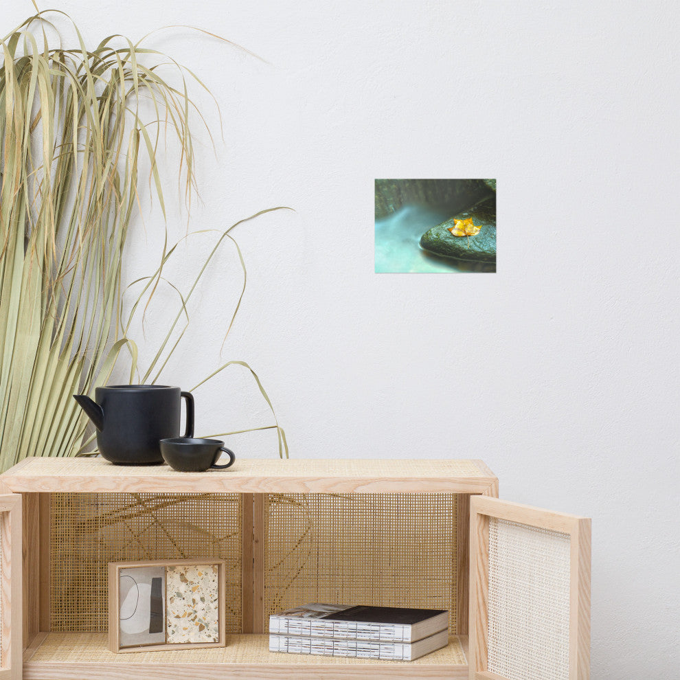 Misty Leaf Nature Photography, Botanical Unframed Wall Art Print, 8" X 10"