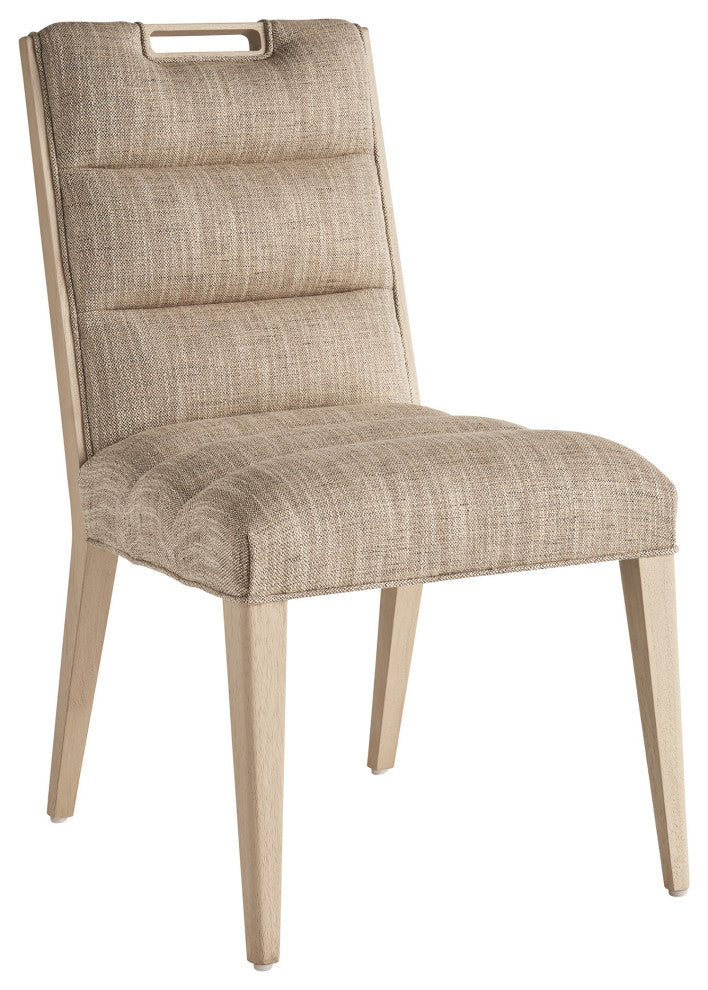 Aiden Channeled Upholstered Side Chair