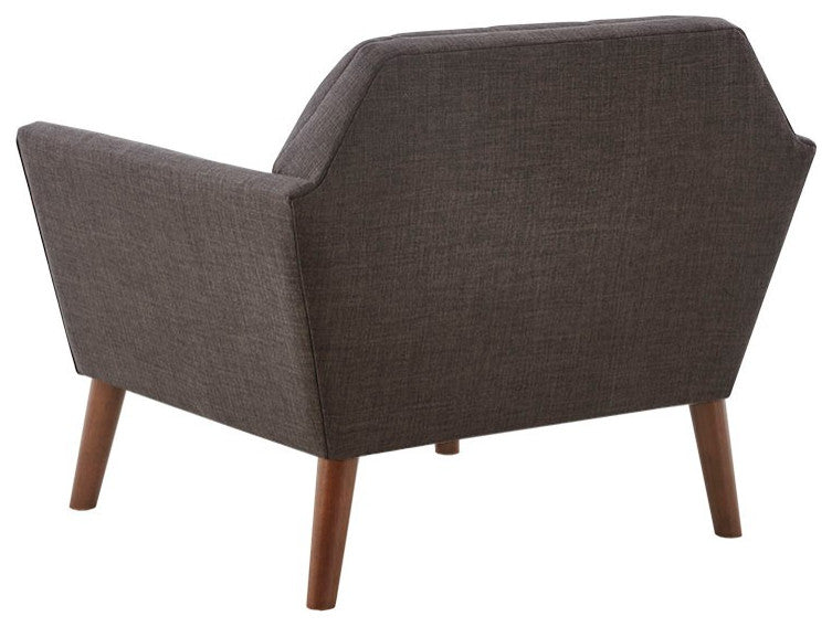 INK+IVY Newport Wide Mid-Century Modern Lounge Chair