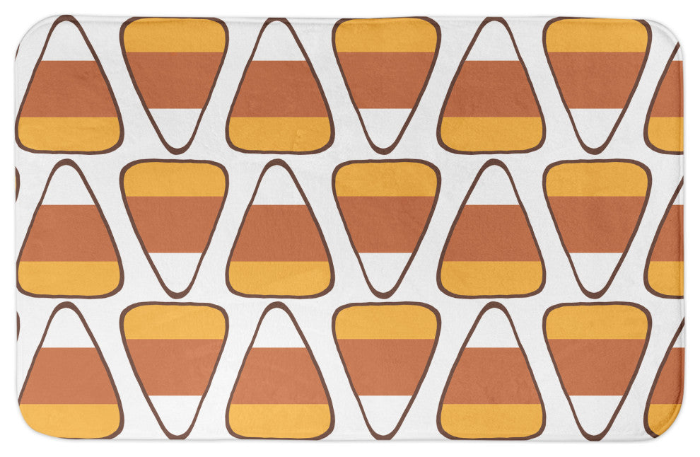 Candy Corn Pattern 21x34 Bath Mat