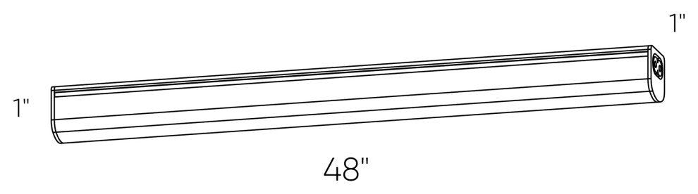 DALS Lighting Color Temperature Changing PowerLED Linear, 48"