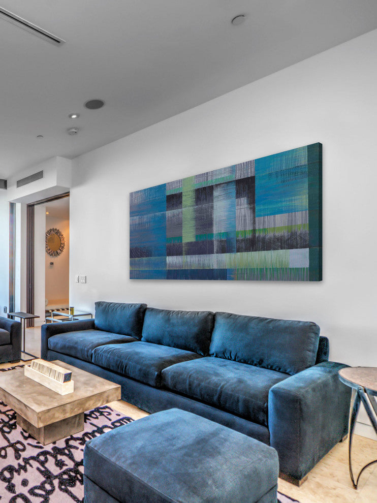 "Vibrations" Painting Print on Wrapped Canvas by Julie Joy