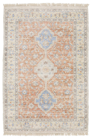 Oriental Weavers Malabar Indoor Rug Orange/ Blue 8' X 10'