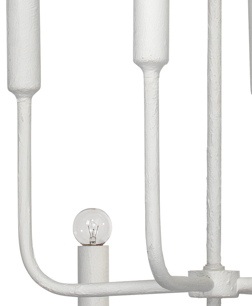 Mercer Two-Tier Gesso Chandelier